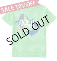 ★メール便無料★【ラルフローレン】半袖シャークグラフィックＴシャツ（グリーン）＜2T-SIZE7＞