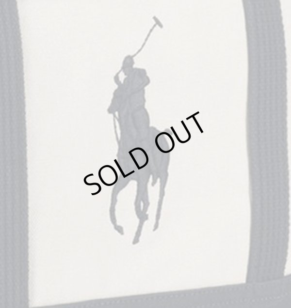 画像3: ★送料無料★＜人気再入荷＞【ラルフローレン】ビッグポニー トートバッグ（ナチュラル/ネイビー）