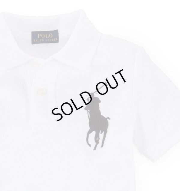 画像3: ★メール便無料★【ラルフローレン】半袖ビッグポニーポロシャツ（ホワイト×ブラック）