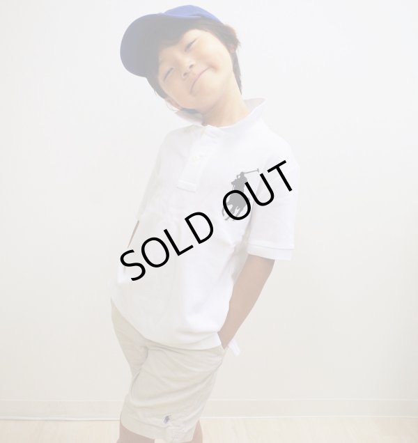 画像5: ★メール便無料★【ラルフローレン】半袖ビッグポニーポロシャツ（ホワイト×ブラック）