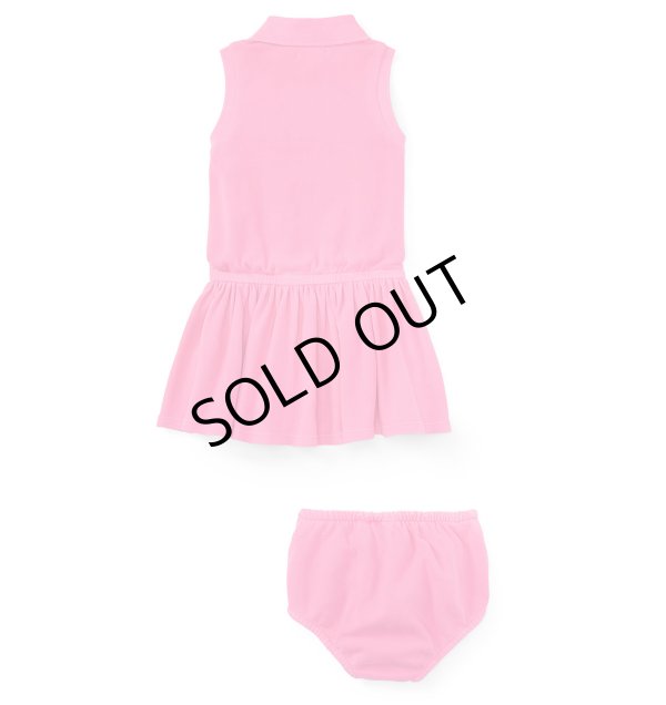 画像8: ★メール便無料★【ラルフローレン】ノースリーブリボンワンピース＆ブルマセット（ピンク）＜12/18/24カ月＞