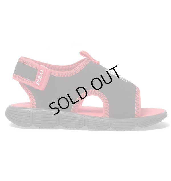 画像4: 【ラルフローレン】WavecroftII マジックテープ サンダル(ブラック)<13-16cm>