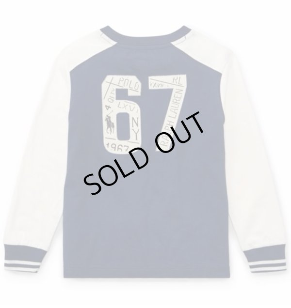 画像4: ★メール便無料★【ラルフローレン】長袖コットンPOLOTシャツ（ネイビー）＜2T-SIZE7＞