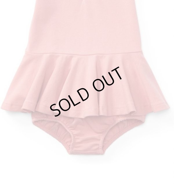 画像4: ★メール便無料★【ラルフローレン】ラッフルポロドレス&ブルマセット(ピンク)<9-18カ月>