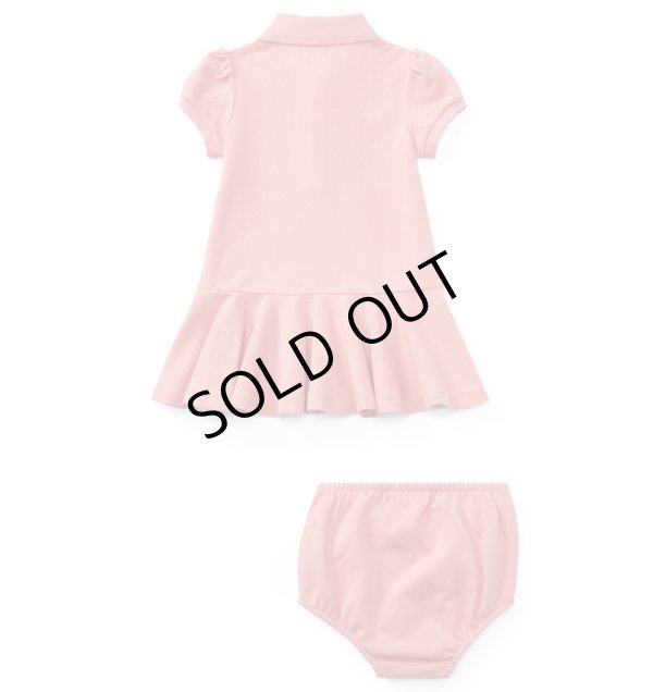画像5: ★メール便無料★【ラルフローレン】ラッフルポロドレス&ブルマセット(ピンク)<9-18カ月>