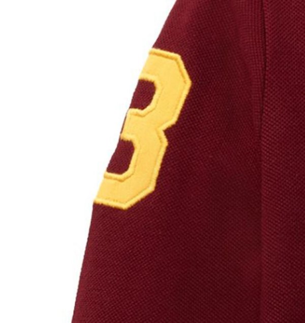 画像3: ★メール便無料★【ラルフローレン】長袖コットンメッシュポロシャツ（ワイン＆イエロー）＜2T-SIZE7＞