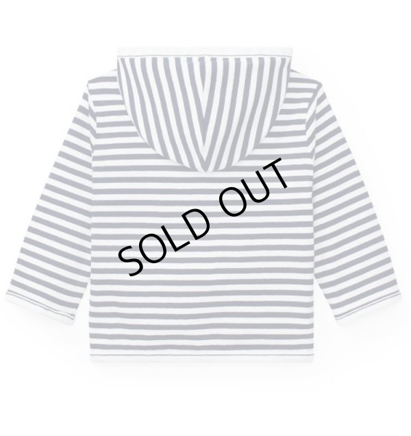 画像5: ★メール便無料★【ラルフローレン】長袖リバーシブルコットンフードパーカー（ネイビーマルチ）＜9カ月＞