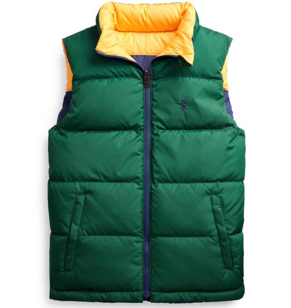 画像7: 【ラルフローレン】リバーシブルダウンベスト（ネイビー/グリーン）＜S-XL＞