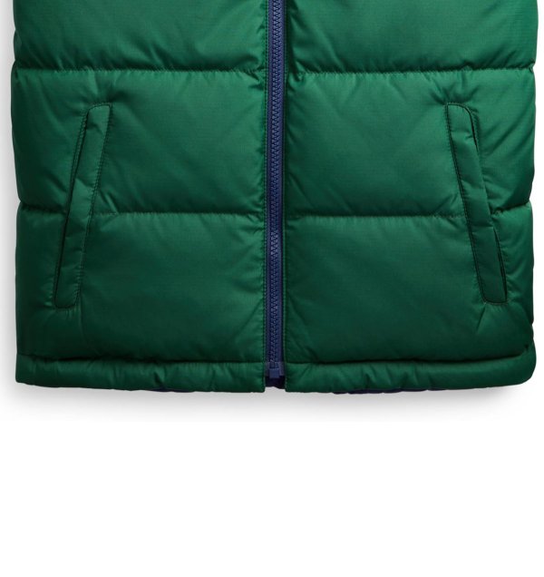 画像9: 【ラルフローレン】リバーシブルダウンベスト（ネイビー/グリーン）＜S-XL＞