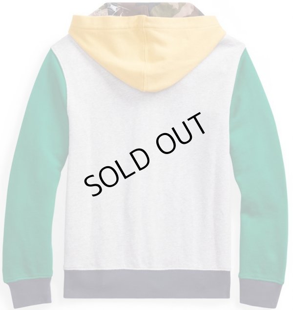 画像8: ★SALE★【ラルフローレン】カラーブロックコットンフードパーカー（グレーマルチ）＜S-M＞