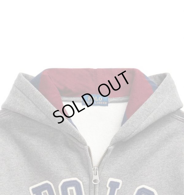 画像3: ★SALE★【ラルフローレン】コットンブレンド“POLO”フリースフーディ（グレー）＜S-XL＞
