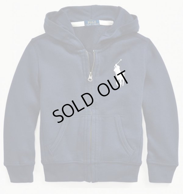 画像1: 【ラルフローレン】Big Pony フレンチテリー フーディ（ネイビー） 