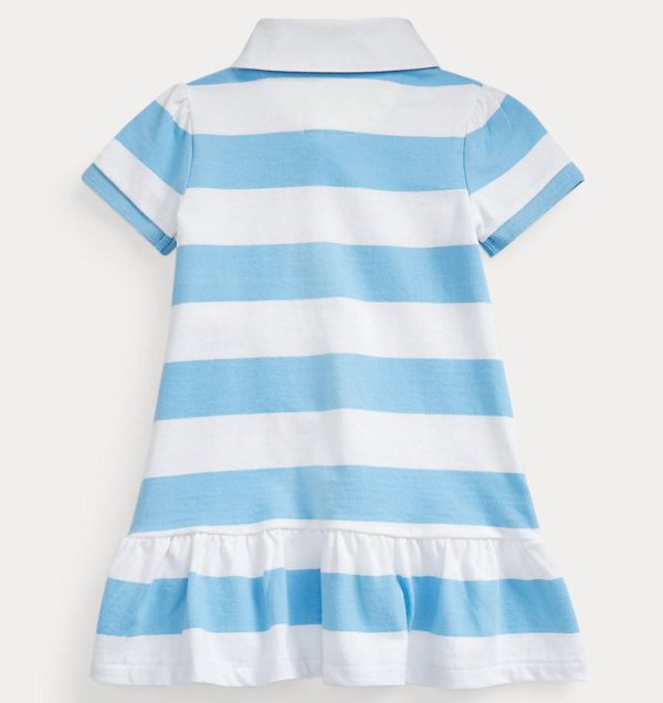画像7: ★メール便無料★【ラルフローレン】ストライプ ラグビー ドレス＆ブルマ（ブルー系） 