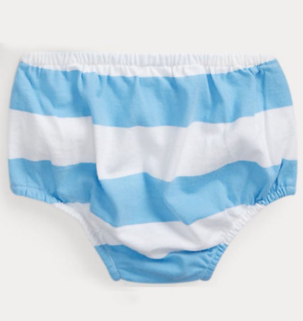 画像5: ★メール便無料★【ラルフローレン】ストライプ ラグビー ドレス＆ブルマ（ブルー系） 