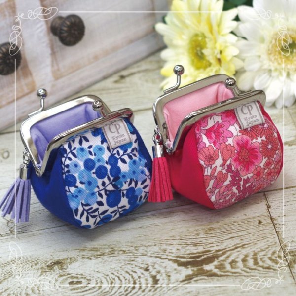 画像5: ころぽてがま口財布6【リバティプリント|Liberty】（全2種）