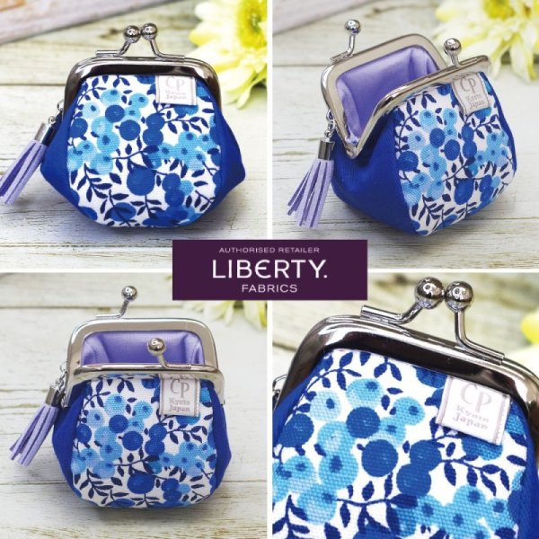画像7: ころぽてがま口財布6【リバティプリント|Liberty】（全2種）