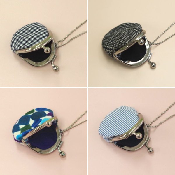 画像9: ミニ プチがま口（キーホルダー/小銭入れ/ピルケース）全19種類 日本製