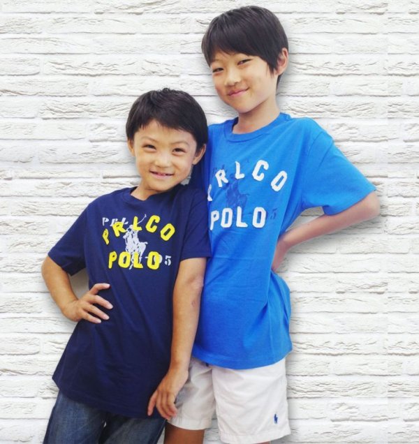 画像4: ★メール便無料★【ラルフローレン】半袖POLOアップリケ グラフィックＴシャツ（ロイヤルブルー）