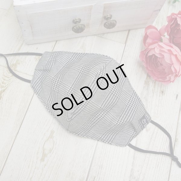 画像3: ★メール便無料★【男性/女性/子供】クレンゼ コットンマスク フィルタポケット付＜綿100％＞（グレンチェック）