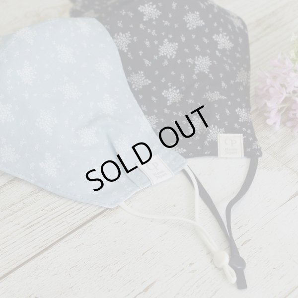 画像4: ★メール便無料★【男性/女性/子供】涼感 冷感 マスク フィルタポケット付＜綿100％＞（ポプリン ブーケ/全2色）