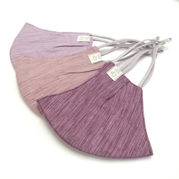 画像3: ★送料無料★涼感 高島ちぢみ 揚柳（クレープ）マスク（全8色）