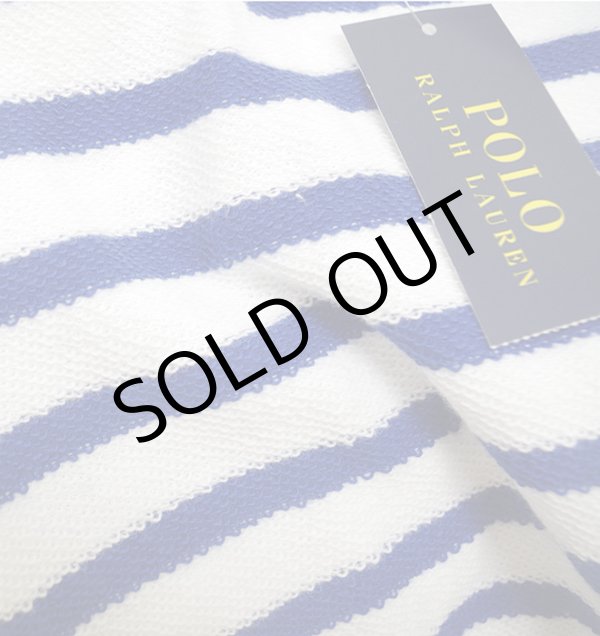 画像6: 【ラルフローレン】ストライプド コットン テリー フードパーカー (6)