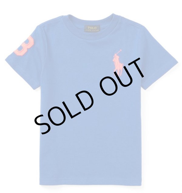 画像2: ★メール便無料★【ラルフローレン】ビッグポニーコットンＴシャツ（ブルー） (2)