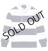 画像: ★メール便無料★【ラルフローレン】長袖ストライプコットンジャージーラグビーシャツ（ネイビーマルチ）＜4T-SIZE7＞