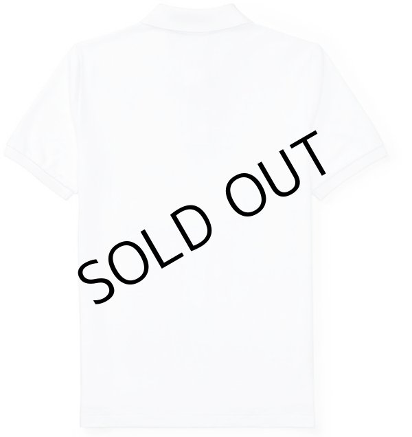 画像4: ★メール便無料★【ラルフローレン】半袖コットンクラシックフィットポロシャツ（ホワイト/グレー）＜S-XL＞ (4)