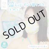 画像: ★メール便無料★ 涼感 冷感 インド綿 ボイルプリント 大きめマスク フィルタポケット付＜コットン100％＞（全2色）
